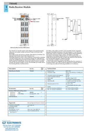 ELECTROMATE
Toll Free Phone (877) SERVO98
Toll Free Fax (877) SERV099
www.electromate.com
sales@electromate.com
Sold & Serviced By:
 