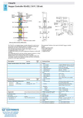 ELECTROMATE
Toll Free Phone (877) SERVO98
Toll Free Fax (877) SERV099
www.electromate.com
sales@electromate.com
Sold & Serviced By:
 