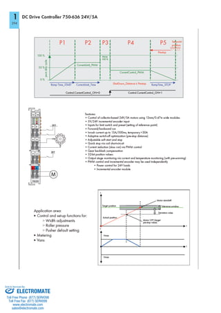 ELECTROMATE
Toll Free Phone (877) SERVO98
Toll Free Fax (877) SERV099
www.electromate.com
sales@electromate.com
Sold & Serviced By:
 