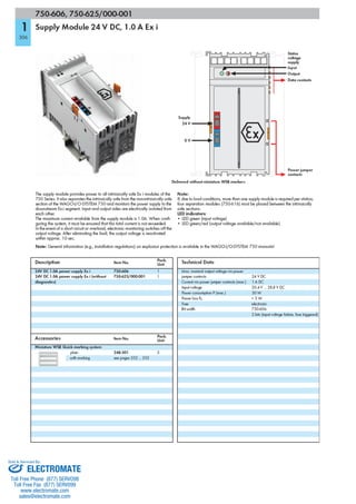 ELECTROMATE
Toll Free Phone (877) SERVO98
Toll Free Fax (877) SERV099
www.electromate.com
sales@electromate.com
Sold & Serviced By:
 
