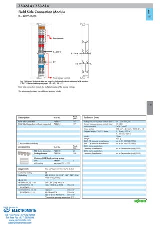 ELECTROMATE
Toll Free Phone (877) SERVO98
Toll Free Fax (877) SERV099
www.electromate.com
sales@electromate.com
Sold & Serviced By:
 