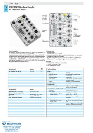 ELECTROMATE
Toll Free Phone (877) SERVO98
Toll Free Fax (877) SERV099
www.electromate.com
sales@electromate.com
Sold & Serviced By:
 