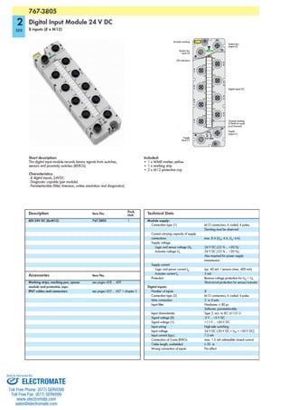 ELECTROMATE
Toll Free Phone (877) SERVO98
Toll Free Fax (877) SERV099
www.electromate.com
sales@electromate.com
Sold & Serviced By:
 