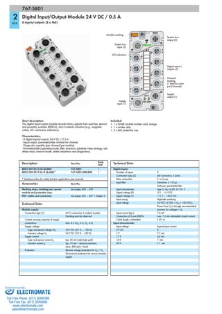 ELECTROMATE
Toll Free Phone (877) SERVO98
Toll Free Fax (877) SERV099
www.electromate.com
sales@electromate.com
Sold & Serviced By:
 