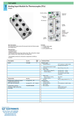 ELECTROMATE
Toll Free Phone (877) SERVO98
Toll Free Fax (877) SERV099
www.electromate.com
sales@electromate.com
Sold & Serviced By:
 