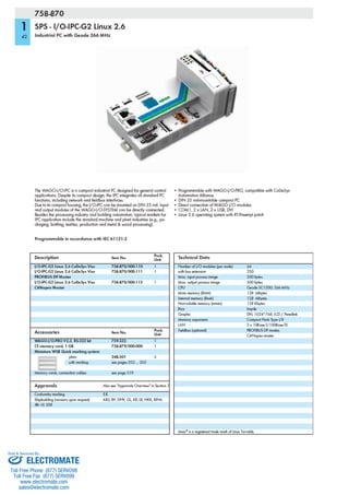 ELECTROMATE
Toll Free Phone (877) SERVO98
Toll Free Fax (877) SERV099
www.electromate.com
sales@electromate.com
Sold & Serviced By:
 