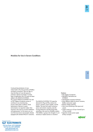 ELECTROMATE
Toll Free Phone (877) SERVO98
Toll Free Fax (877) SERV099
www.electromate.com
sales@electromate.com
Sold & Serviced By:
 