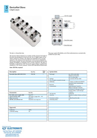 ELECTROMATE
Toll Free Phone (877) SERVO98
Toll Free Fax (877) SERV099
www.electromate.com
sales@electromate.com
Sold & Serviced By:
 