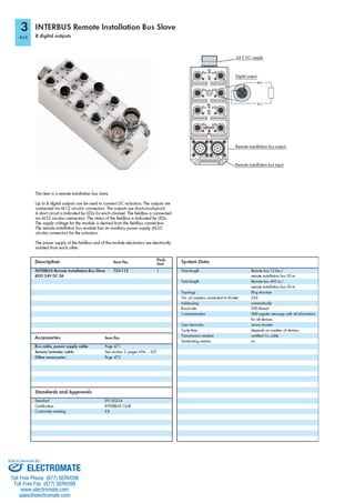 ELECTROMATE
Toll Free Phone (877) SERVO98
Toll Free Fax (877) SERV099
www.electromate.com
sales@electromate.com
Sold & Serviced By:
 