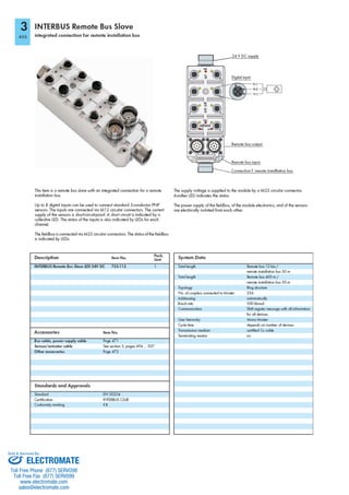 ELECTROMATE
Toll Free Phone (877) SERVO98
Toll Free Fax (877) SERV099
www.electromate.com
sales@electromate.com
Sold & Serviced By:
 