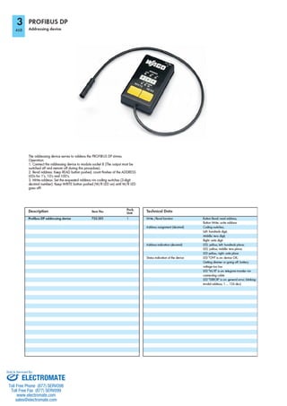 ELECTROMATE
Toll Free Phone (877) SERVO98
Toll Free Fax (877) SERV099
www.electromate.com
sales@electromate.com
Sold & Serviced By:
 