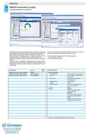 ELECTROMATE
Toll Free Phone (877) SERVO98
Toll Free Fax (877) SERV099
www.electromate.com
sales@electromate.com
Sold & Serviced By:
 