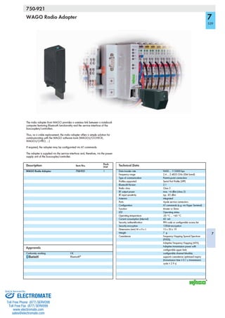 ELECTROMATE
Toll Free Phone (877) SERVO98
Toll Free Fax (877) SERV099
www.electromate.com
sales@electromate.com
Sold & Serviced By:
 