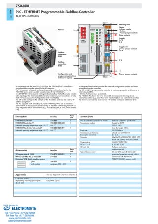 ELECTROMATE
Toll Free Phone (877) SERVO98
Toll Free Fax (877) SERV099
www.electromate.com
sales@electromate.com
Sold & Serviced By:
 
