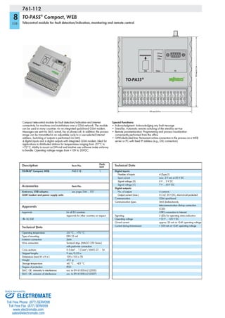 ELECTROMATE
Toll Free Phone (877) SERVO98
Toll Free Fax (877) SERV099
www.electromate.com
sales@electromate.com
Sold & Serviced By:
 