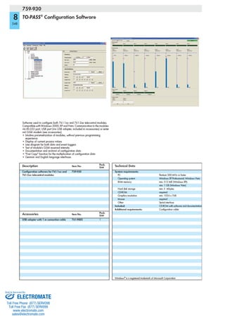 ELECTROMATE
Toll Free Phone (877) SERVO98
Toll Free Fax (877) SERV099
www.electromate.com
sales@electromate.com
Sold & Serviced By:
 