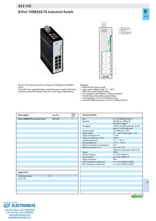 ELECTROMATE
Toll Free Phone (877) SERVO98
Toll Free Fax (877) SERV099
www.electromate.com
sales@electromate.com
Sold & Serviced By:
 