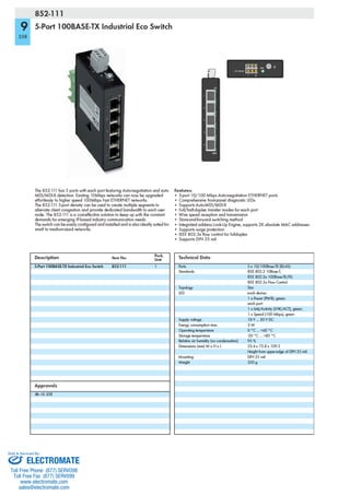 ELECTROMATE
Toll Free Phone (877) SERVO98
Toll Free Fax (877) SERV099
www.electromate.com
sales@electromate.com
Sold & Serviced By:
 
