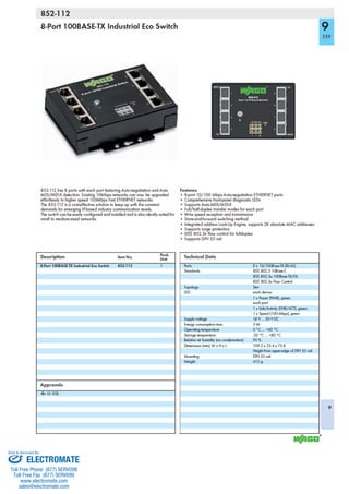 ELECTROMATE
Toll Free Phone (877) SERVO98
Toll Free Fax (877) SERV099
www.electromate.com
sales@electromate.com
Sold & Serviced By:
 
