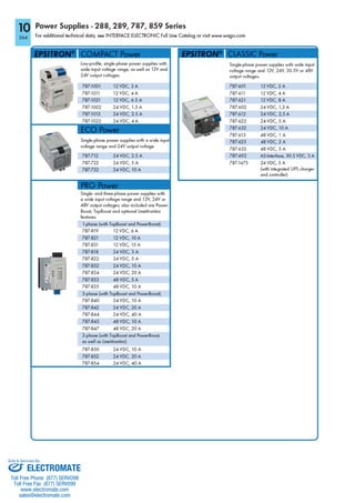 ELECTROMATE
Toll Free Phone (877) SERVO98
Toll Free Fax (877) SERV099
www.electromate.com
sales@electromate.com
Sold & Serviced By:
 