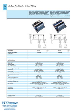 ELECTROMATE
Toll Free Phone (877) SERVO98
Toll Free Fax (877) SERV099
www.electromate.com
sales@electromate.com
Sold & Serviced By:
 