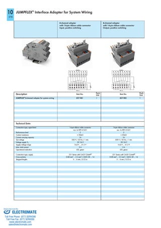 ELECTROMATE
Toll Free Phone (877) SERVO98
Toll Free Fax (877) SERV099
www.electromate.com
sales@electromate.com
Sold & Serviced By:
 