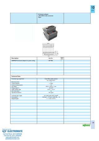 ELECTROMATE
Toll Free Phone (877) SERVO98
Toll Free Fax (877) SERV099
www.electromate.com
sales@electromate.com
Sold & Serviced By:
 