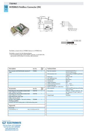 ELECTROMATE
Toll Free Phone (877) SERVO98
Toll Free Fax (877) SERV099
www.electromate.com
sales@electromate.com
Sold & Serviced By:
 