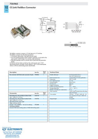 ELECTROMATE
Toll Free Phone (877) SERVO98
Toll Free Fax (877) SERV099
www.electromate.com
sales@electromate.com
Sold & Serviced By:
 