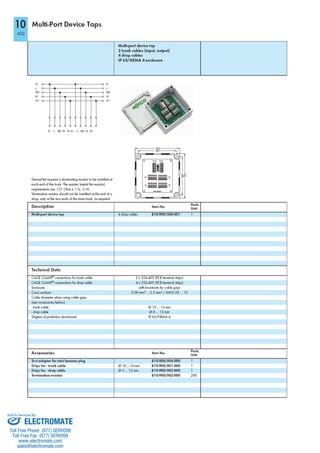 ELECTROMATE
Toll Free Phone (877) SERVO98
Toll Free Fax (877) SERV099
www.electromate.com
sales@electromate.com
Sold & Serviced By:
 