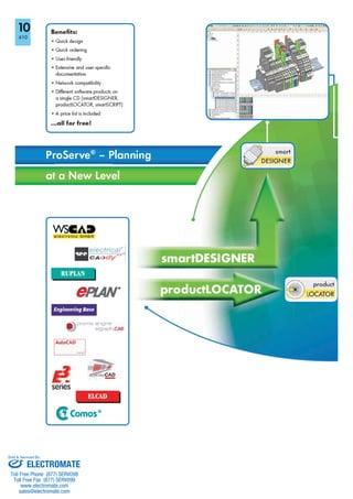 ELECTROMATE
Toll Free Phone (877) SERVO98
Toll Free Fax (877) SERV099
www.electromate.com
sales@electromate.com
Sold & Serviced By:
 