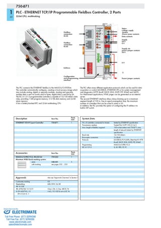 ELECTROMATE
Toll Free Phone (877) SERVO98
Toll Free Fax (877) SERV099
www.electromate.com
sales@electromate.com
Sold & Serviced By:
 