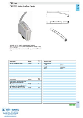 ELECTROMATE
Toll Free Phone (877) SERVO98
Toll Free Fax (877) SERV099
www.electromate.com
sales@electromate.com
Sold & Serviced By:
 