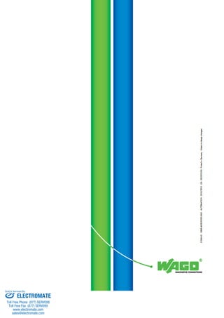ELECTROMATE
Toll Free Phone (877) SERVO98
Toll Free Fax (877) SERV099
www.electromate.com
sales@electromate.com
Sold & Serviced By:
 