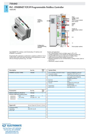 ELECTROMATE
Toll Free Phone (877) SERVO98
Toll Free Fax (877) SERV099
www.electromate.com
sales@electromate.com
Sold & Serviced By:
 