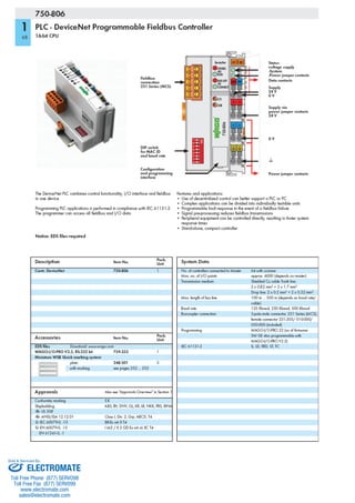 ELECTROMATE
Toll Free Phone (877) SERVO98
Toll Free Fax (877) SERV099
www.electromate.com
sales@electromate.com
Sold & Serviced By:
 