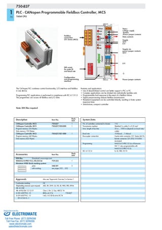 ELECTROMATE
Toll Free Phone (877) SERVO98
Toll Free Fax (877) SERV099
www.electromate.com
sales@electromate.com
Sold & Serviced By:
 