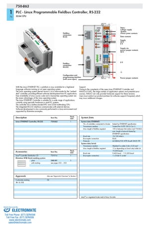 ELECTROMATE
Toll Free Phone (877) SERVO98
Toll Free Fax (877) SERV099
www.electromate.com
sales@electromate.com
Sold & Serviced By:
 