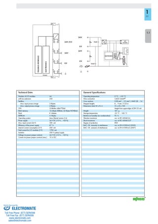 ELECTROMATE
Toll Free Phone (877) SERVO98
Toll Free Fax (877) SERV099
www.electromate.com
sales@electromate.com
Sold & Serviced By:
 