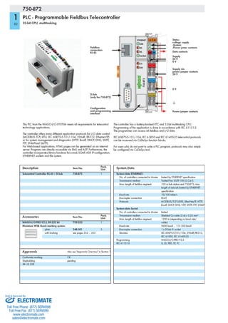 ELECTROMATE
Toll Free Phone (877) SERVO98
Toll Free Fax (877) SERV099
www.electromate.com
sales@electromate.com
Sold & Serviced By:
 