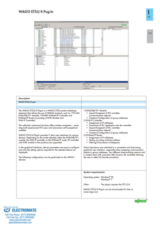 ELECTROMATE
Toll Free Phone (877) SERVO98
Toll Free Fax (877) SERV099
www.electromate.com
sales@electromate.com
Sold & Serviced By:
 