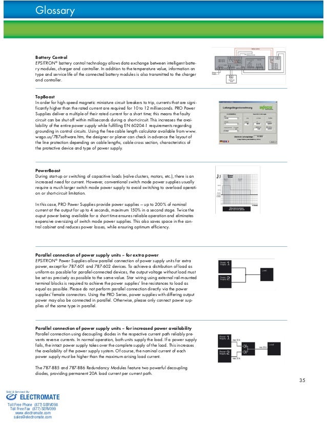 Wago Epsitron Power Supplies Catalog