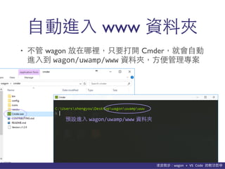 貨΢wagon	
 ?+	
 ?VS	
 ?Code	
 ?p܌W
?ԄM? www YϊA
?  wagon eֻҪ_ Cmder͕?Ԅ
M?뵽 wagon/uwamp/www YϊA?팣
AOM? wagon/uwamp/www YϊA
 