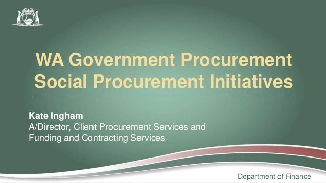 Wa Government Procurement