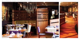 Bar Leo Restaurant, Scotland - Fit-Out & Furniture Solutions
 
