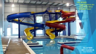 TIPE RF2005
? Tinggi Platform 6m
? Lebar ݺߣ 60cm
? Included Tower
RAJAFIBER
082136608248
SOLO-INDONESIA
 