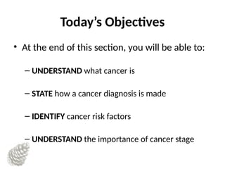 cancer basics understanding of cancer basics | PPTX