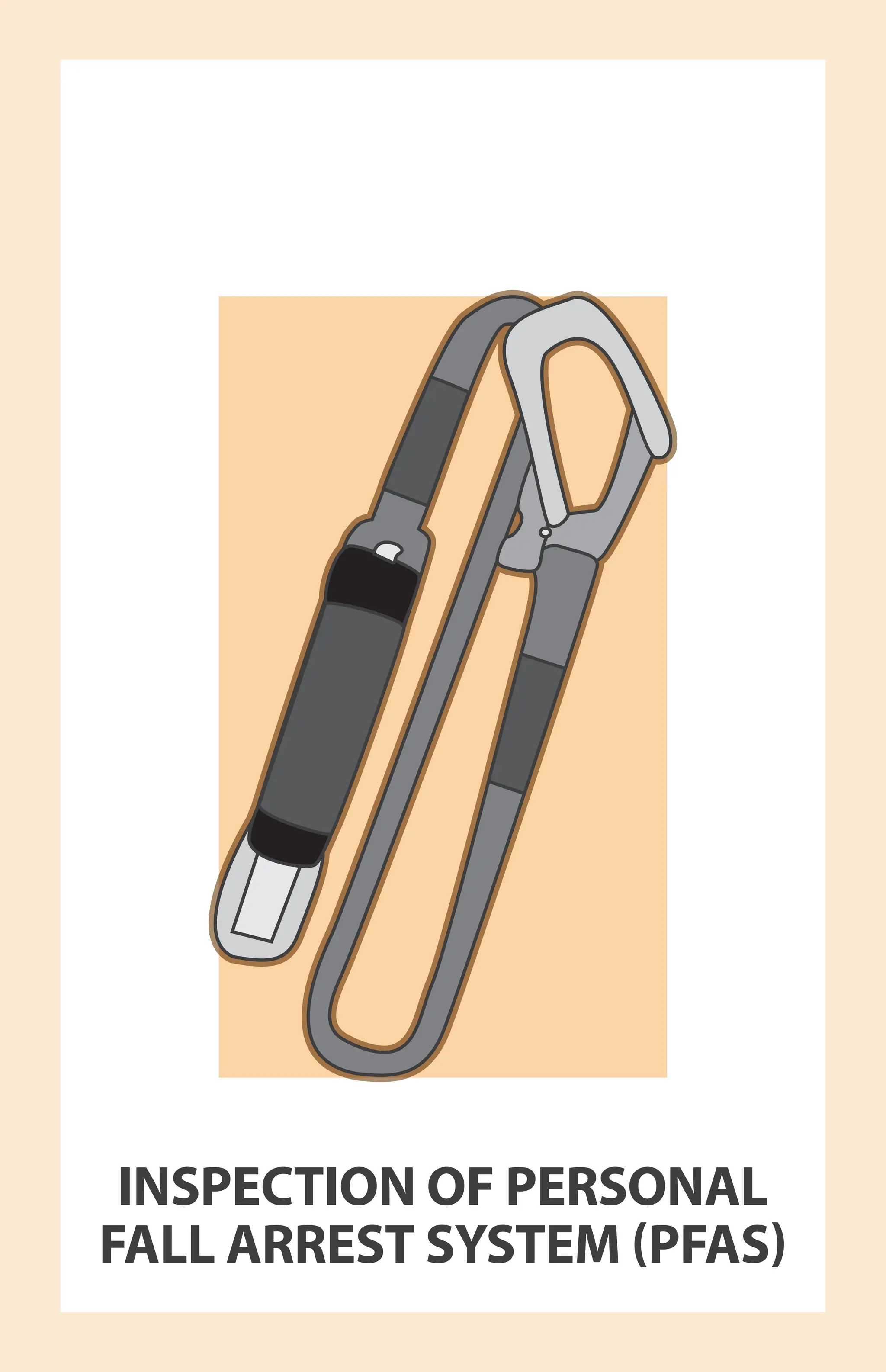 INSPECTION OF PERSONAL
FALL ARREST SYSTEM (PFAS)
 