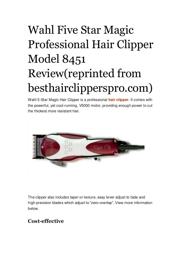 wahl professional 8451