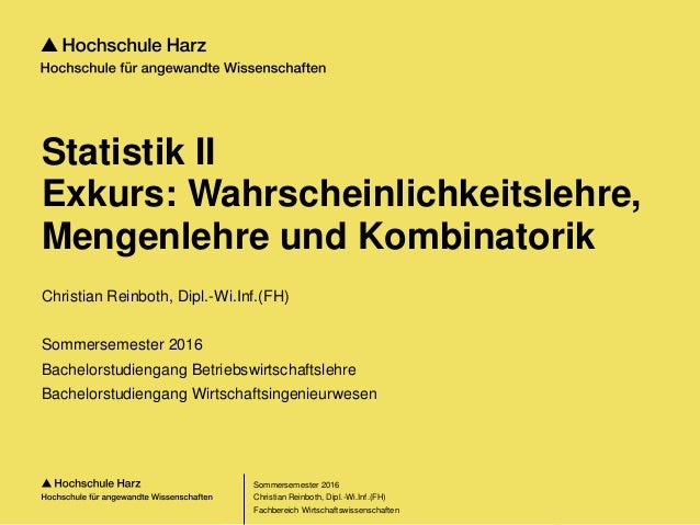 Wahrscheinlichkeitslehre